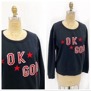 Scotch & Soda dark navy star sweatshirt. Size L.